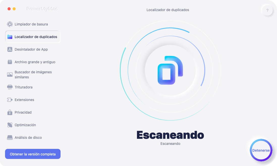 Escanee su Mac en busca de duplicados