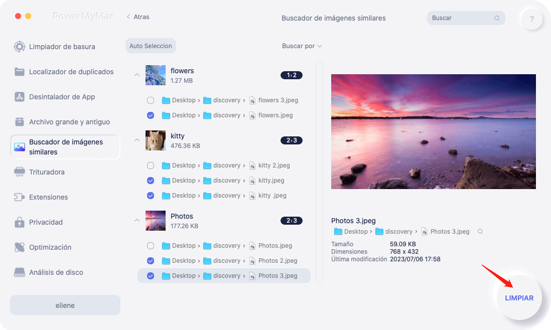 Encuentra y elimina imágenes similares en tu Mac