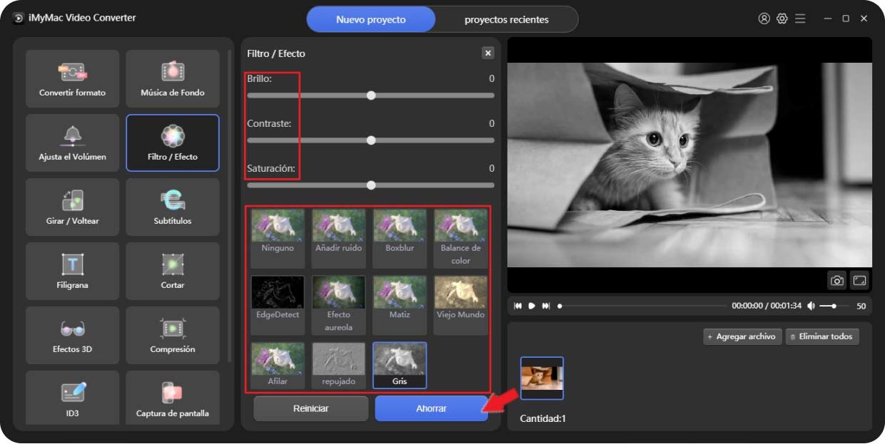 Edite su video VOB usando iMyMac Video Converter