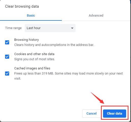 Eliminar los archivos de caché en Chrome