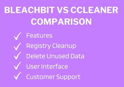 Comparación de BleachBit y CCleaner