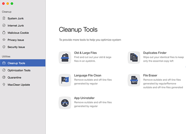 CCleaner Alternativa MacClean
