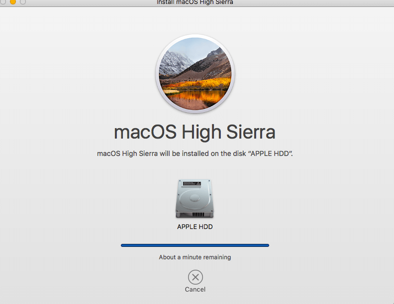 Actualiza MacOS High Sierra