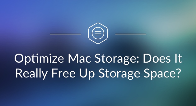 Optimice el almacenamiento de Mac para liberar espacio