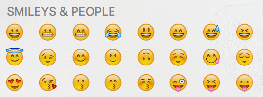 Pegar emojis