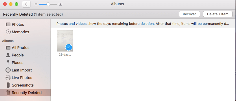 Recuperar fotos borradas en Mac
