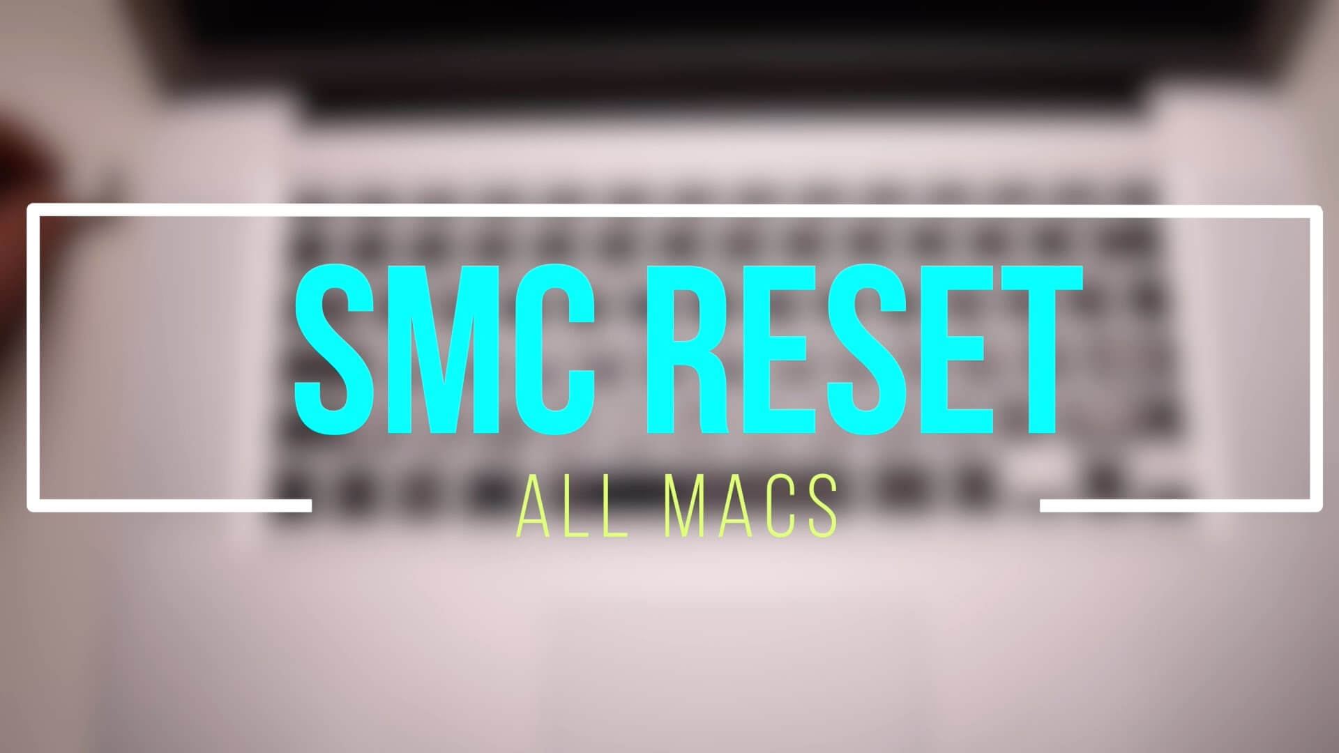 Restablecer Mac SMC
