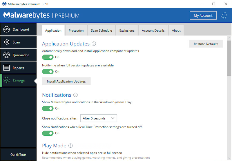 Pasos para borrar la caché de Malwarebytes