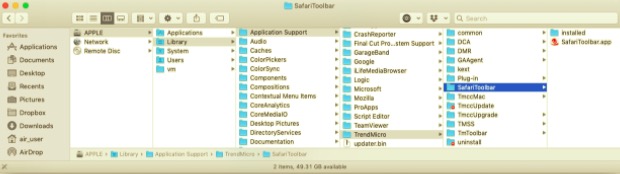 Elimine manualmente los restos de Trend Micro Antivirus