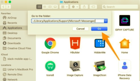Desinstalar manualmente Microsoft Messenger en Mac