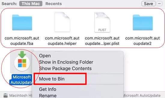 Desinstalar manualmente Microsoft AutoUpdate para Mac