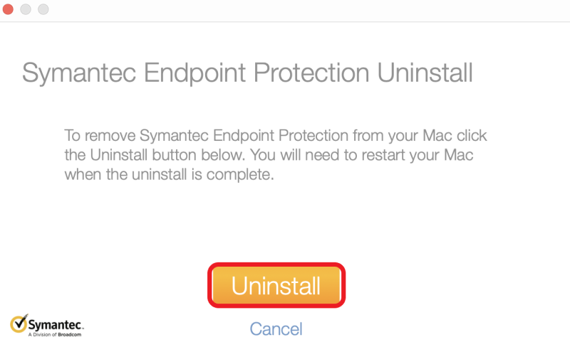 Desinstalar manualmente Symantec en Mac