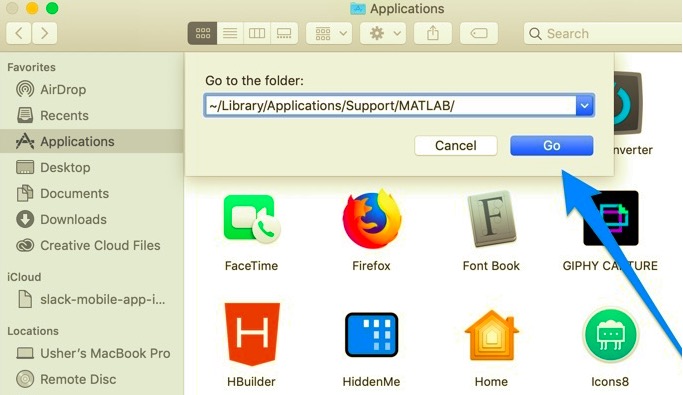 Eliminar archivos asociados de Matlab