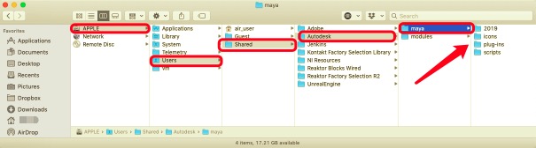 Desinstalar Maya manualmente en Mac con sus archivos de servicio