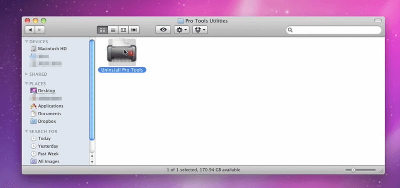 Desinstalar manualmente Pro Tools en Mac