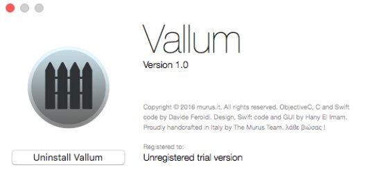 Desinstalar Vallum en Mac manualmente