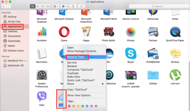 Desinstalar ZipCloud