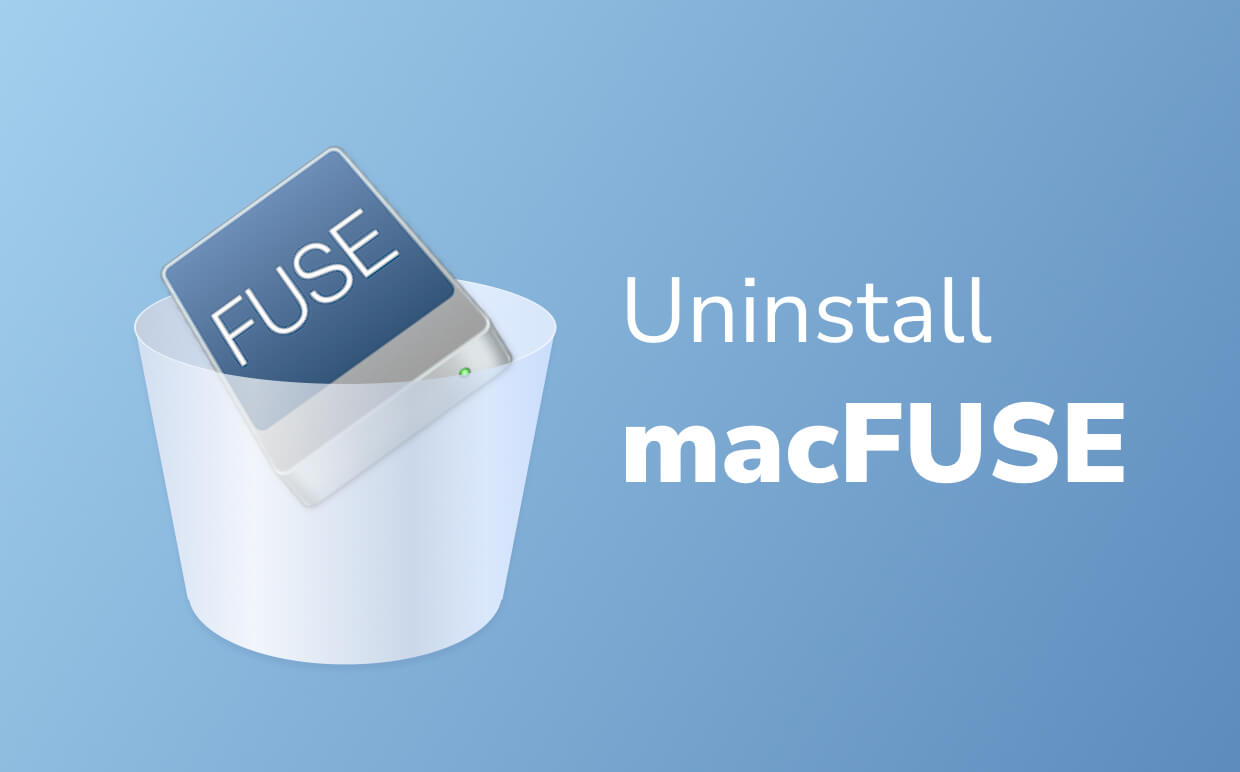 Desinstalar macFUSE