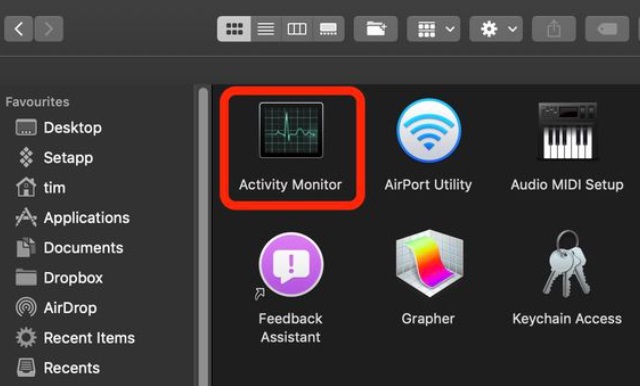 Activity Monitor es uno de los mejores monitores de rendimiento de Mac