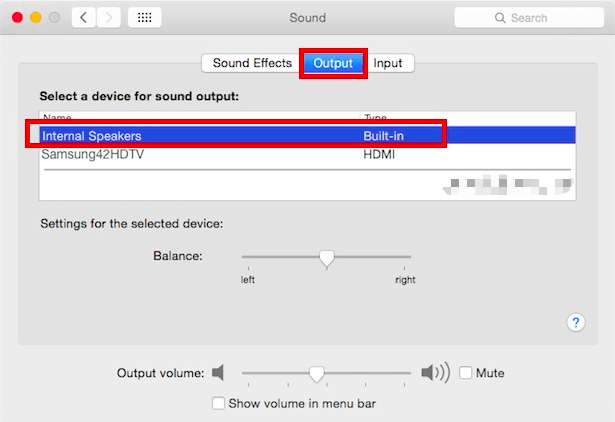 Comprobación de la configuración de sonido para corregir el sonido que no funciona en Mac
