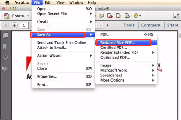 Comprimir un PDF en Mac con Adobe Acrobat