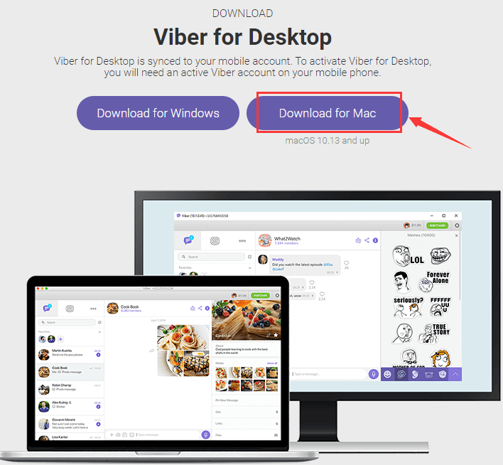 Descargar Viber en mi Mac