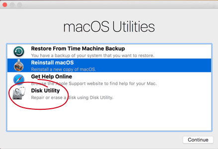 Use la Utilidad de Disco de Mac para Reparar el Disco