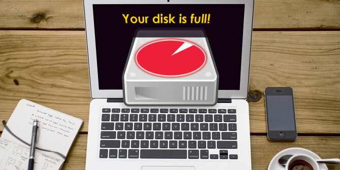 Eliminar archivos en Mac cuando el disco está lleno