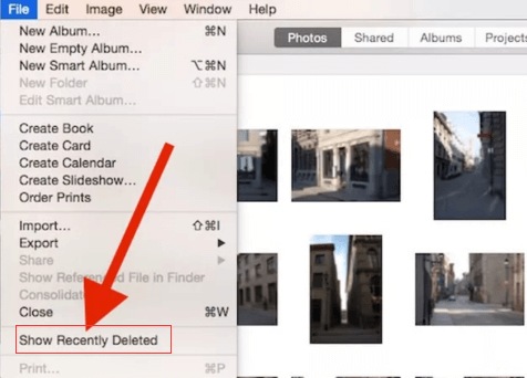 Eliminar fotos de iPhoto en Mac
