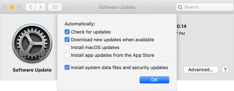 Comprobar o actualizar la versión de macOS