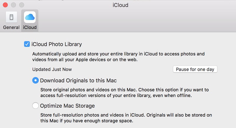 Cómo almacenar fotos en Mac