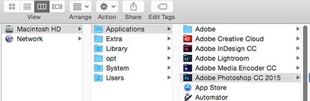Desinstalar manualmente Photoshop en Mac