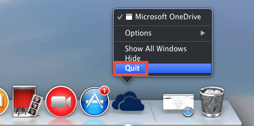 Eliminar OneDrive de Mac manualmente