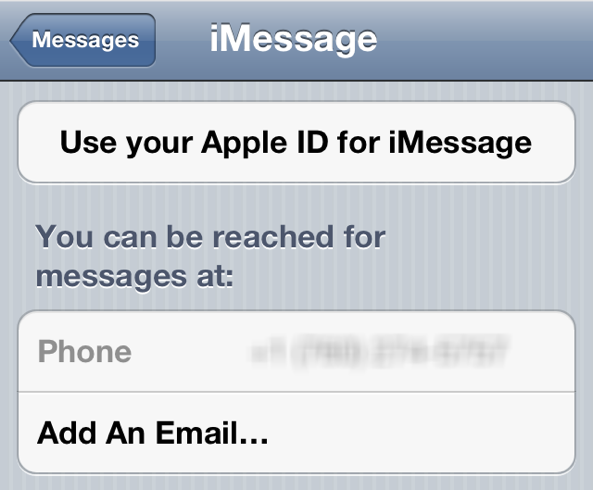 Usa tu ID de Apple para iMessage