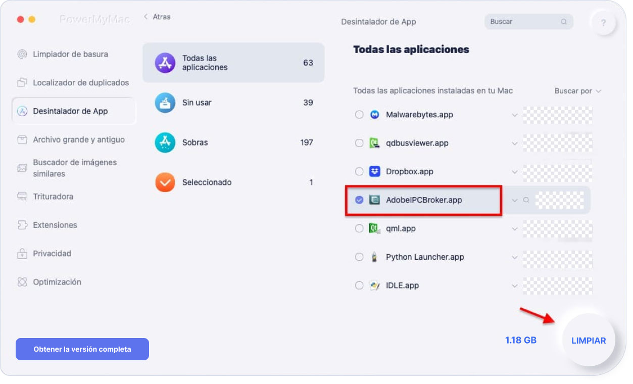 Eliminar AdobeIPCBroker de Mac automáticamente