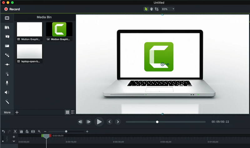 Grabador de pantalla gratuito para Mac - Camtasia