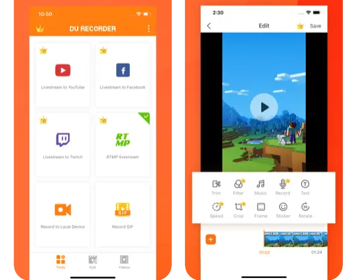 Grabar vídeos de Facebook en Android