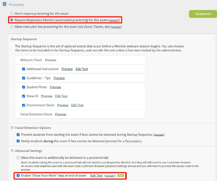 Sepa si Lockdown Browser lo está grabando a través de Check Instructor