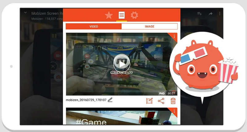 Grabar vídeo en directo en Android