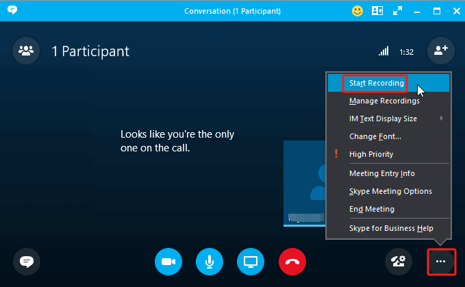 Grabar una llamada en Skype