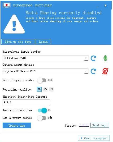 ¿Es seguro utilizar ScreenRec?