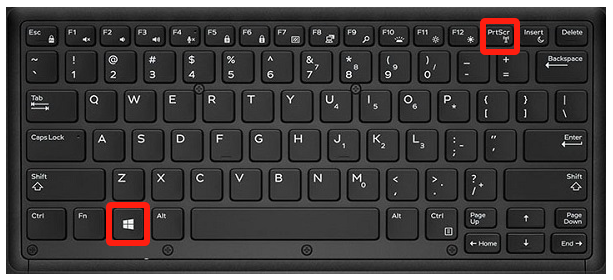Tome capturas de pantalla en una computadora portátil ASUS con "PrtScn"