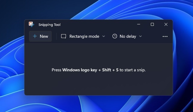 Grabe su pantalla con la herramienta de recorte en Windows 11