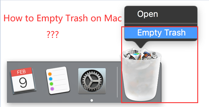 Cómo vaciar la basura en Mac