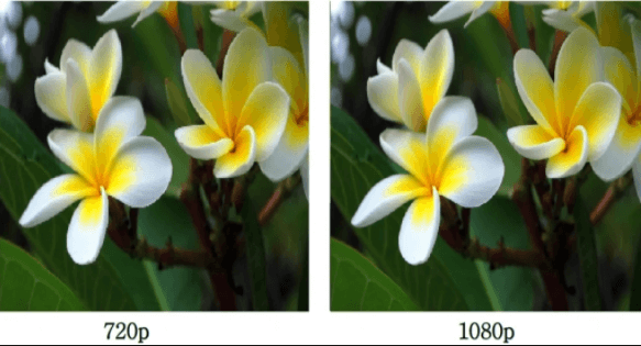 Comparación de resolución: 720P VS 1080P