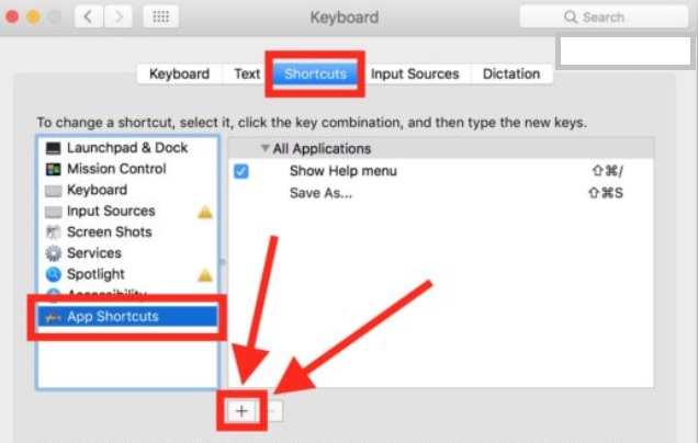 Crear acceso directo en Mac usando atajos de teclado