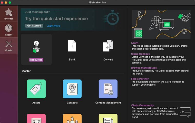 Microsoft Access para Mac FileMaker alternativo