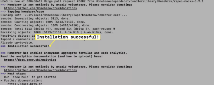 Instalar Homebrew en Mac