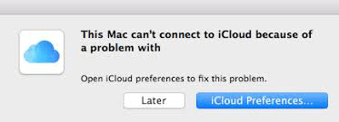 iCloud no funciona