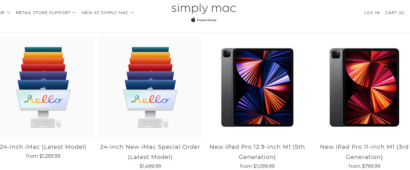 Simply Mac vende computadoras